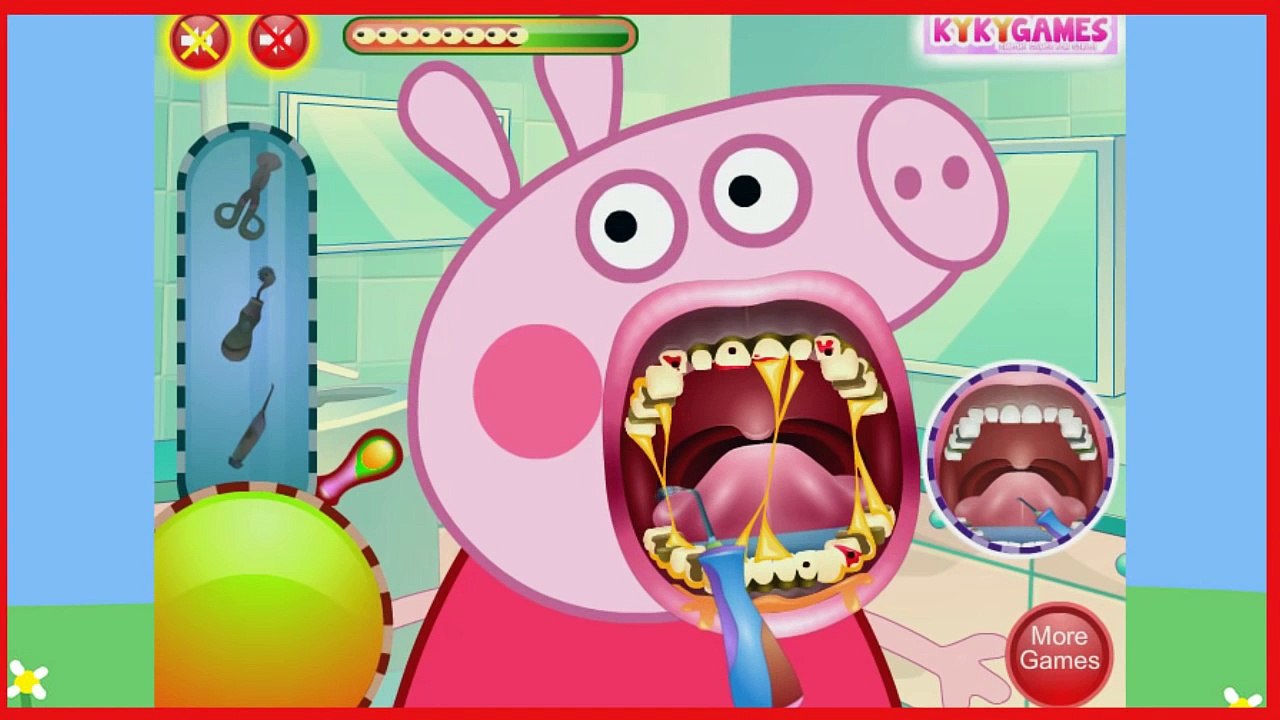 Jogo da Peppa Pig Dentista Maluco   Dentist Doctor Fix Teeth   Peppa Pig English Episodes