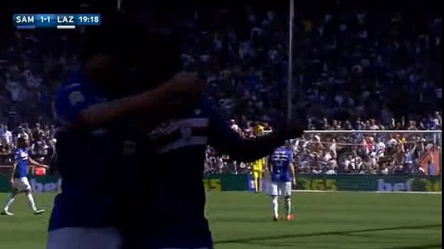 Fernando Goal Sampdoria 1 - 1 Lazio Serie A 24-4-2016