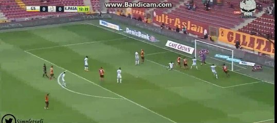 Half Time Goals Galatasaray 1-1 Kasimpasa 24-04-2016
