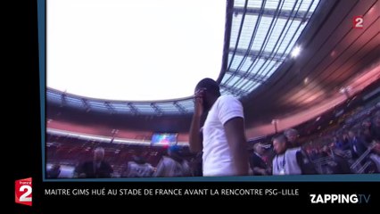 Maitre Gims hué au Stade de France avant la rencontre PSG-Lille ! (Vidéo)