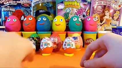50 Surprise Kinder Eggs unboxing COMPILATION 30 minutes Disney Peppa Pig Toys for kids