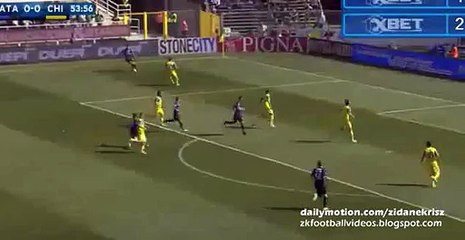 1-0 Marco Borriello Goal HD - Atalanta vs Chievo - Serie A - 24.04.2016