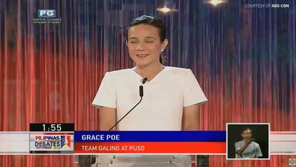Poe on the state of Philippines after her presidency