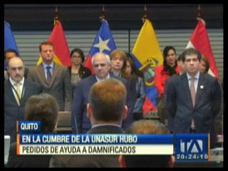Pedidos de ayuda se hicieron presentes en la cumbre de UNASUR