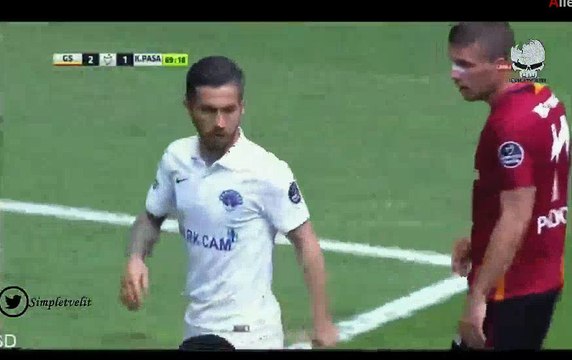 Selcuk Inan Goal - Galatasaray 3 - 1 Kasimpasa Turkey - 1st Lig