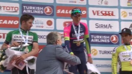 52'nci Cumhurbaşkanlığı Bisiklet Turu'nun İstanbul-İstanbul Etabında Dereceye Girenlerin Ödülleri...