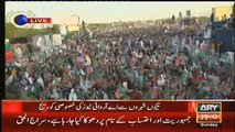 Exclusive Footage Of PTI Jalsa Jam Packed Before The Arrival Of Imran Khan