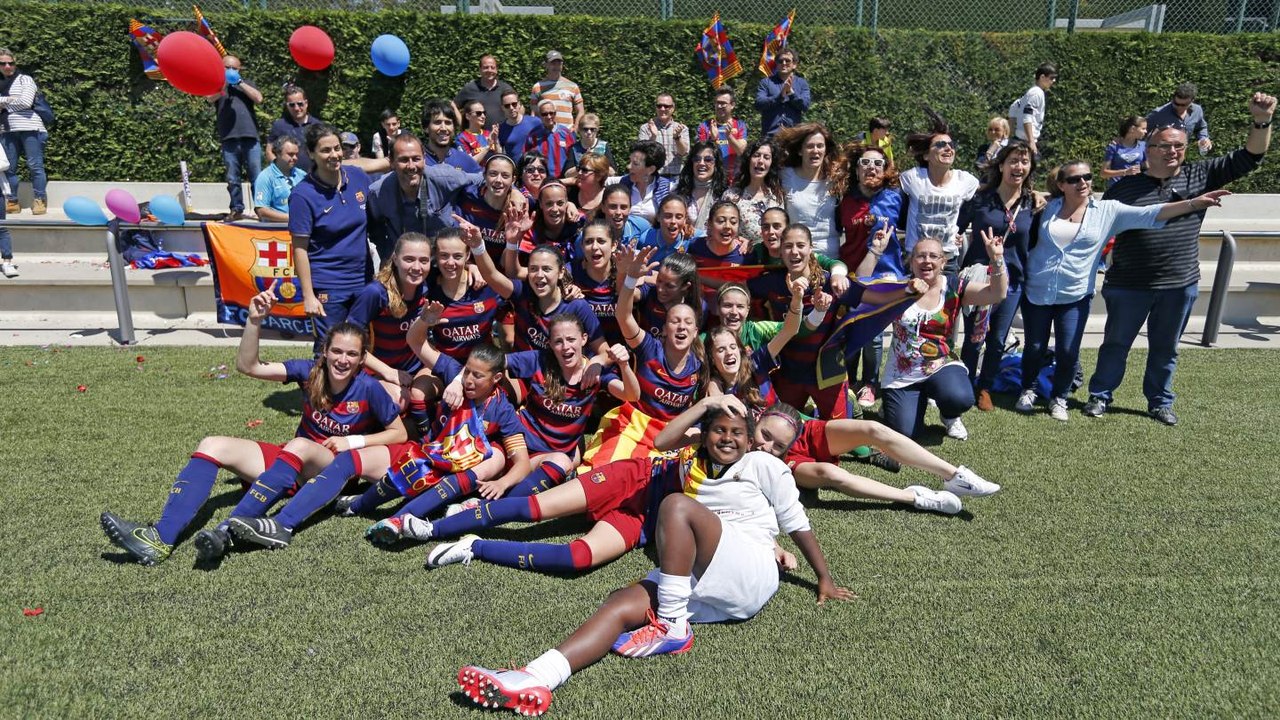 FCB Masia: El Femení B campió de la Segona Divisió Femenina
