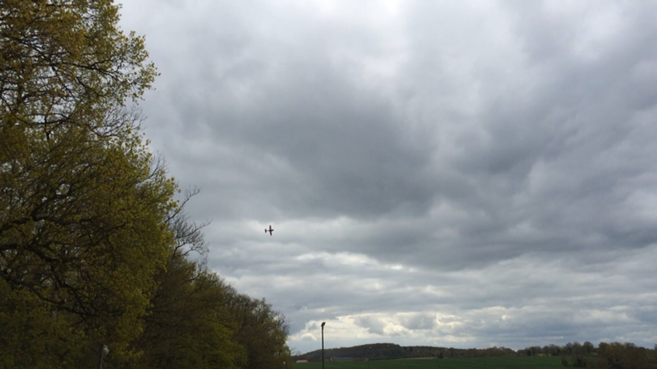 Démonstration de voltige aérienne