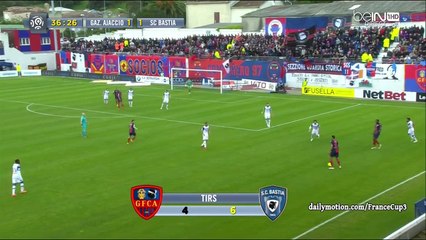 Gregory Pujol Goal HD - GFC Ajaccio 2-1 Bastia - 24-04-2016