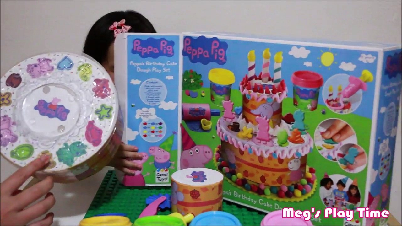 Peppa Pig Birthday Cake Play Dough Set