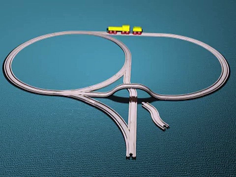 Animation of 'wooden train' made in 3dsMax