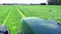 Fendt 716 Vario mowing grass-Claas Disco 3100 C