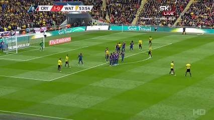 Troy Deeney Goal HD - Crystal Palace 1-1 Watford - 24-04-2016 FA Cup