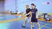 Puls 4 Cafe Puls Badminton Reportage im C&C Wienerberg mit Roman Daucher