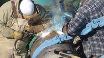 Quick clip of some pipeline welding
