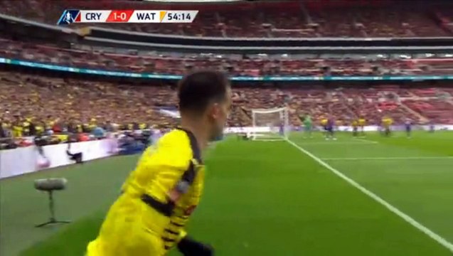 Troy Deeney Goal - Crystal Palace 1-1 Watford - 24.04.2016