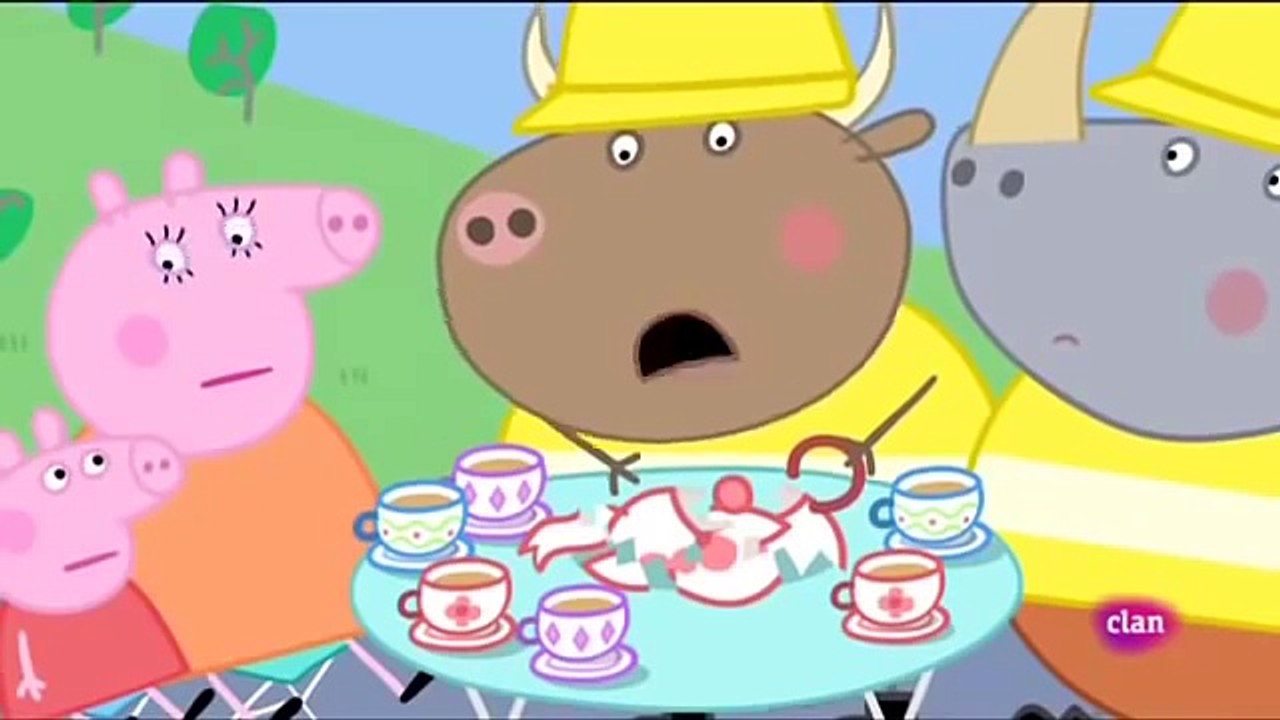 Videos Peppa pig en español ♥ El señor Bull en una tienda de porcelanas - Capitulos completos