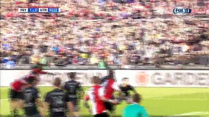 Michiel Kramer  Goal - Feyenoord 1 - 0 FC Utrecht