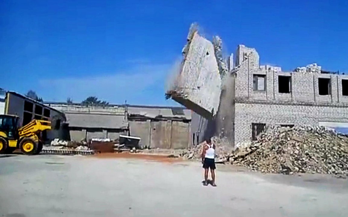 Demolition Freak Accident