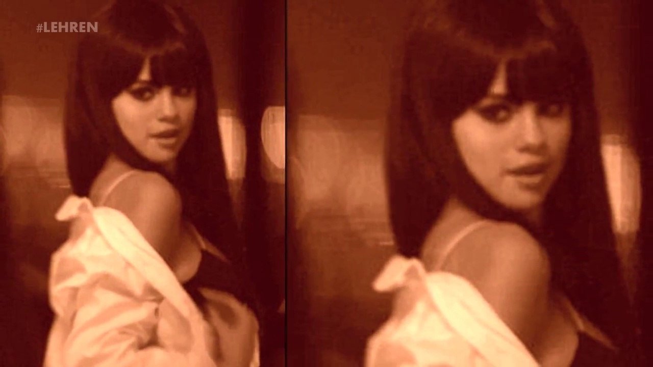 Selena Gomez Looking-HOT-and-Sizzling-Black Lingring
