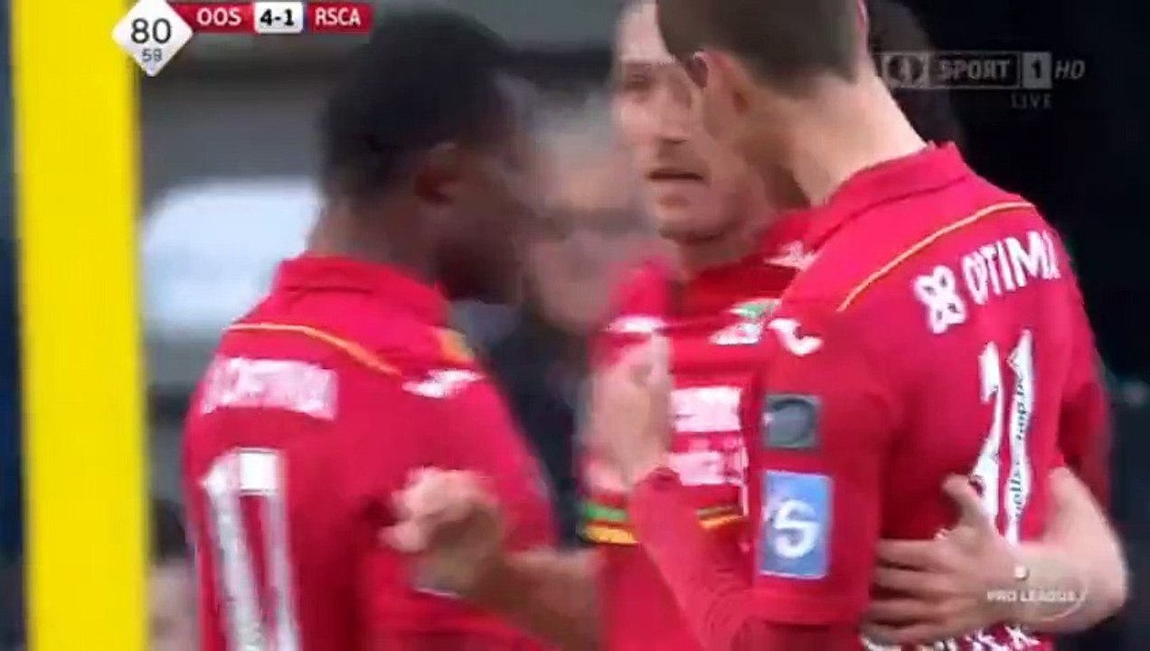 Yassine El Ghanassy GOAL - Oostende 4-1 Anderlecht 24.04.2016 HD