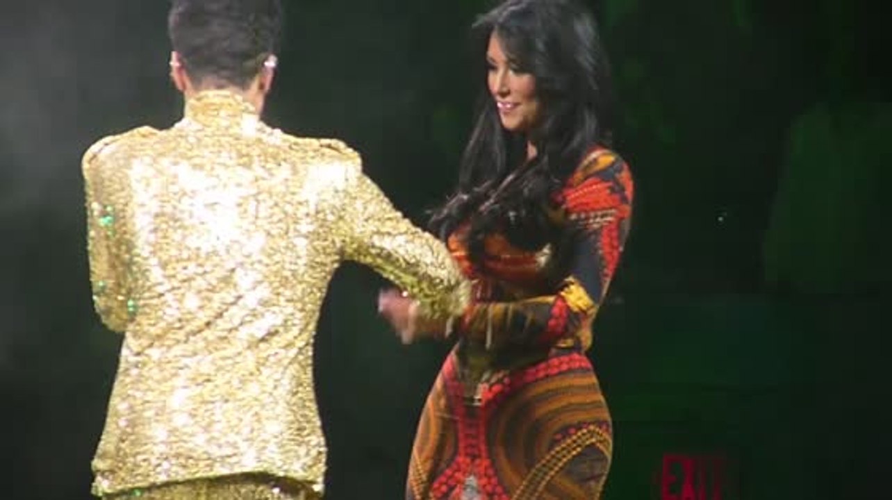 Die Nacht in der Prince Kim Kardashian von der Bühne warf