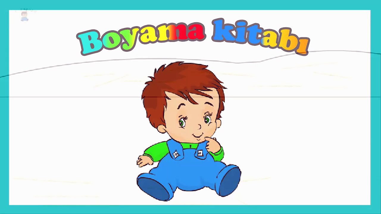 Eğitici çizgi film - Boyama kitabı - Beton mikseri