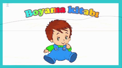 Eğitici çizgi film - Boyama kitabı - Beton mikseri