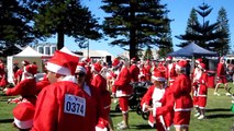 Santa Fun Run Warm Up