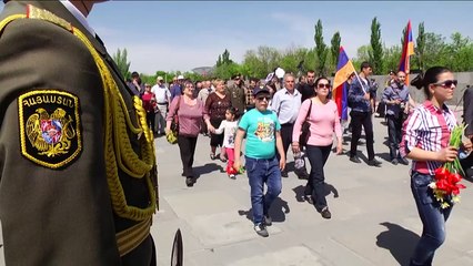 George Clooney leads march commemorating Armenian genocide