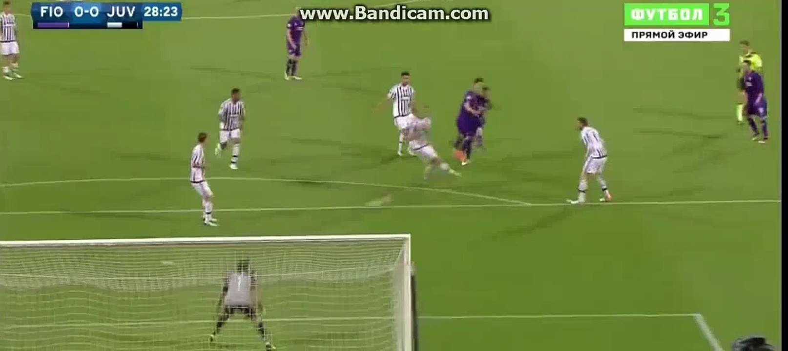 Half Time Goals - Fiorentina 0-1 Juventus 24-04-2016