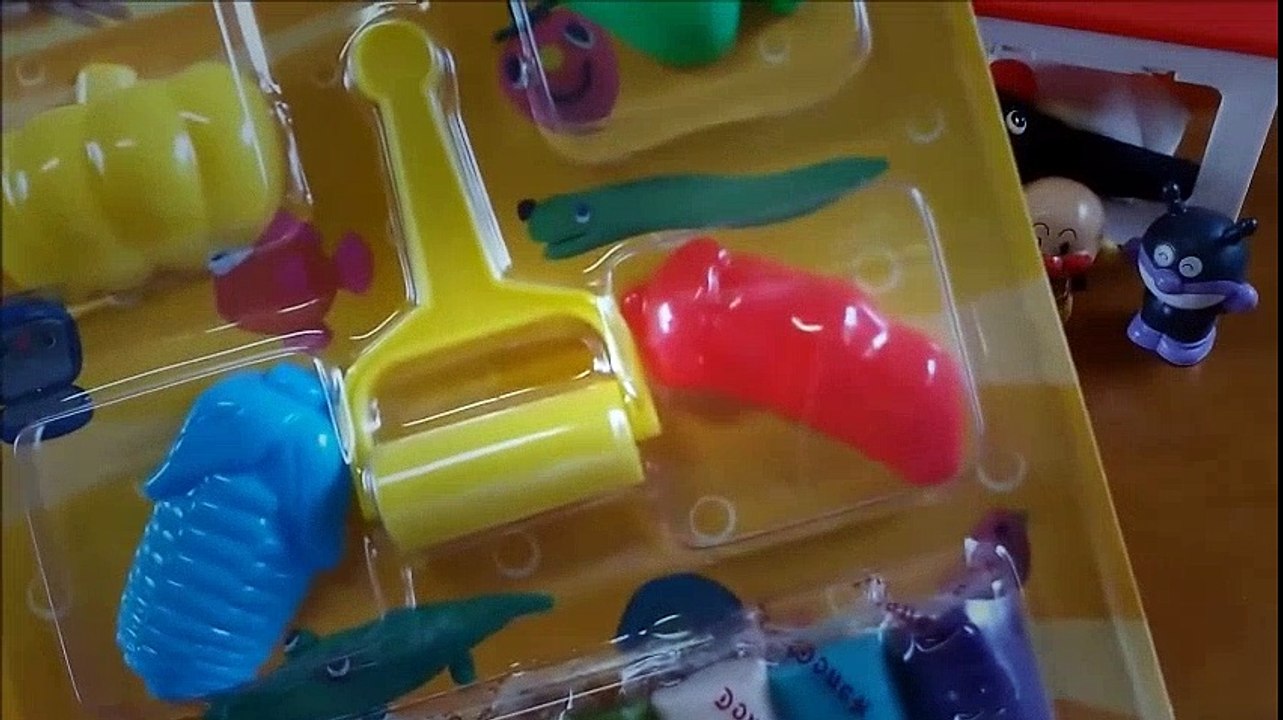 アンパンマン アニメ❤おもちゃ ねんどdeキッチンお料理トントン楽しいな♪Anpanman Toys Cartoon Animation