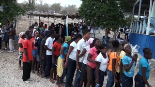 Une procession mariale en Haïti