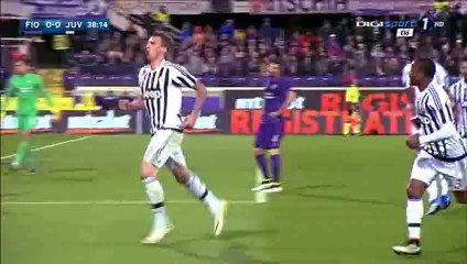 Mario Mandzukic Goal HD - Fiorentina 0-1 Juventus - 24-04-2016