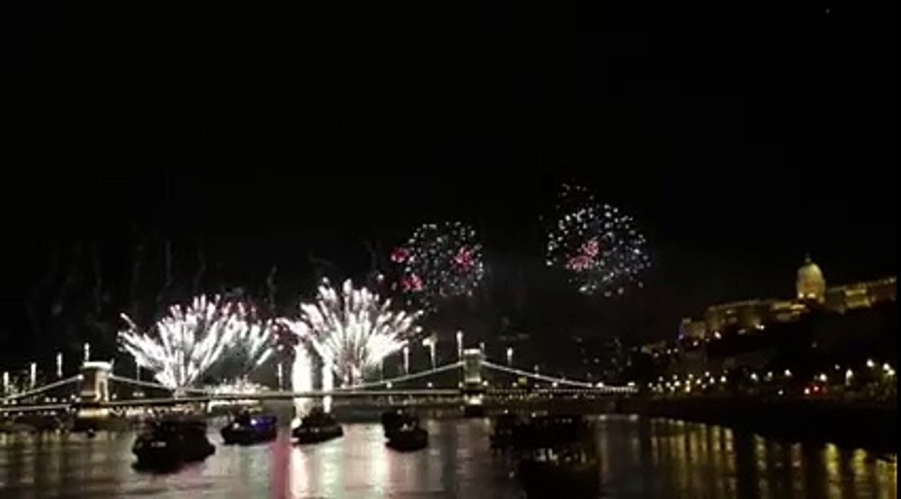 Fireworks sur le Danube