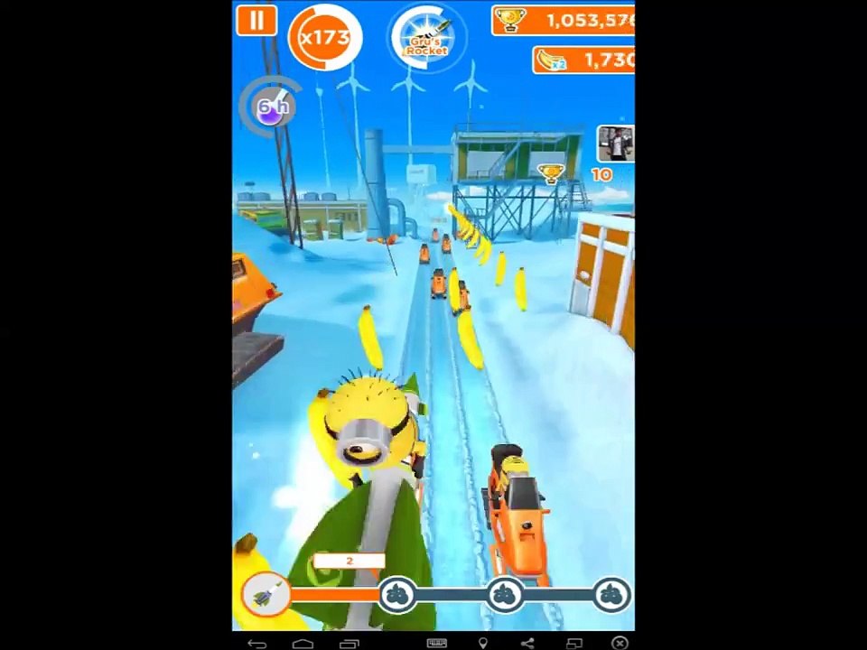 Despicable Me Minion Rush - Level 484 and 485 The Arctic Base All 6 Fruits