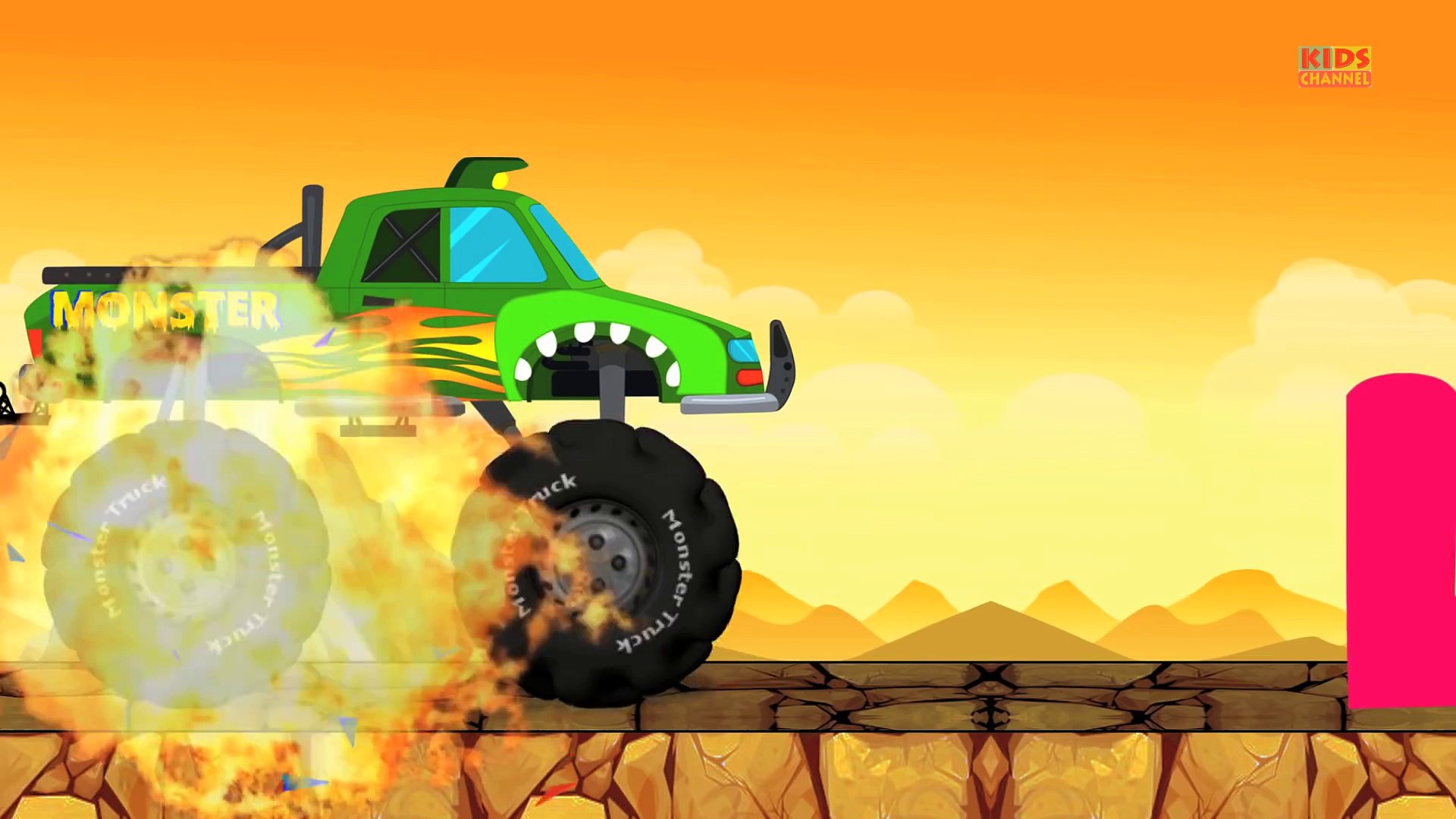 Monster Truck Destroyer Compilation   Compilation For Kids