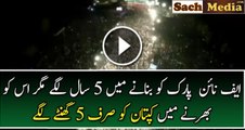 Aerial View Of PTI Imran Khan Jalsa In Islamabad