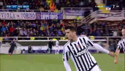 Cuplikan Gol Alvaro Morata   HD - Fiorentina 1-2 Juventus - 24-04-2016