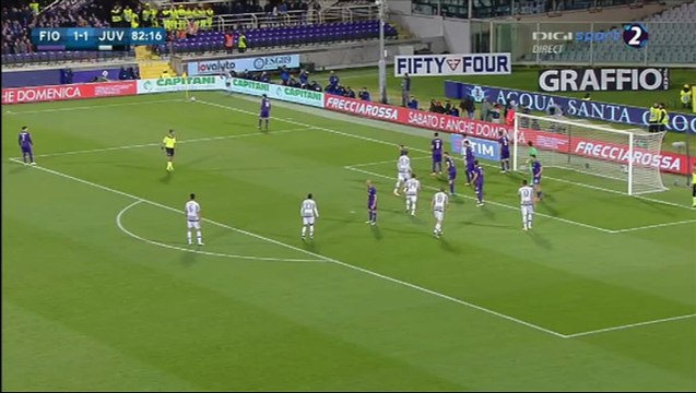 Alvaro Morata Goal - Fiorentina 1-2 Juventus - 24.04.2016 HD