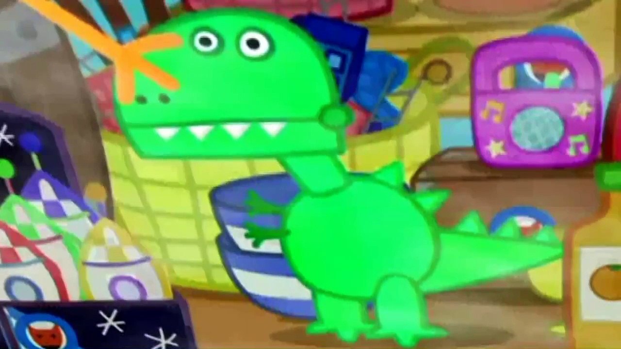New Peppa Pig Cartoon || George's New Dinosaur - Grandpa Pig's Train to the Rescu