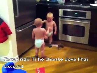 2 gemellini che parlano - sottotitolato