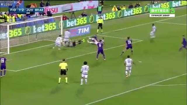 89' PENALTY MISSED Nikola Kalinić - Fiorentina 1-2 Juventus - 2016 HD