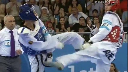 Первые европейские игры в Баку 2015  Тхеквондо  День первый 16