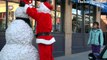 Scary Snowman Christmas Prank scaring Santa Clause - Season 2 Episode 3