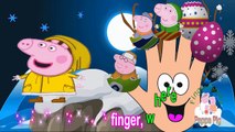 Peppa Pig Finger Family Song Peppa Pig Winter Magical Surprise Eggs Kids Songs