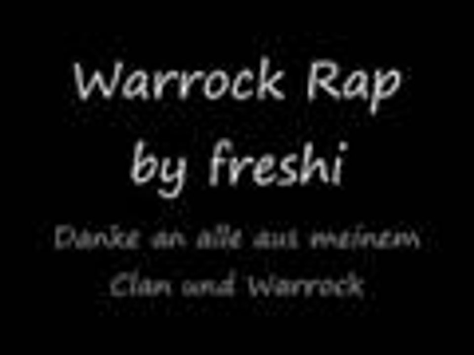 Warrock rap © f0wsty