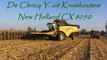 New Holland CX 8050 maize harvesting