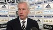 Alan Pardew post match interview - Swansea vs Newcastle United 2-2 (04.10.2014)